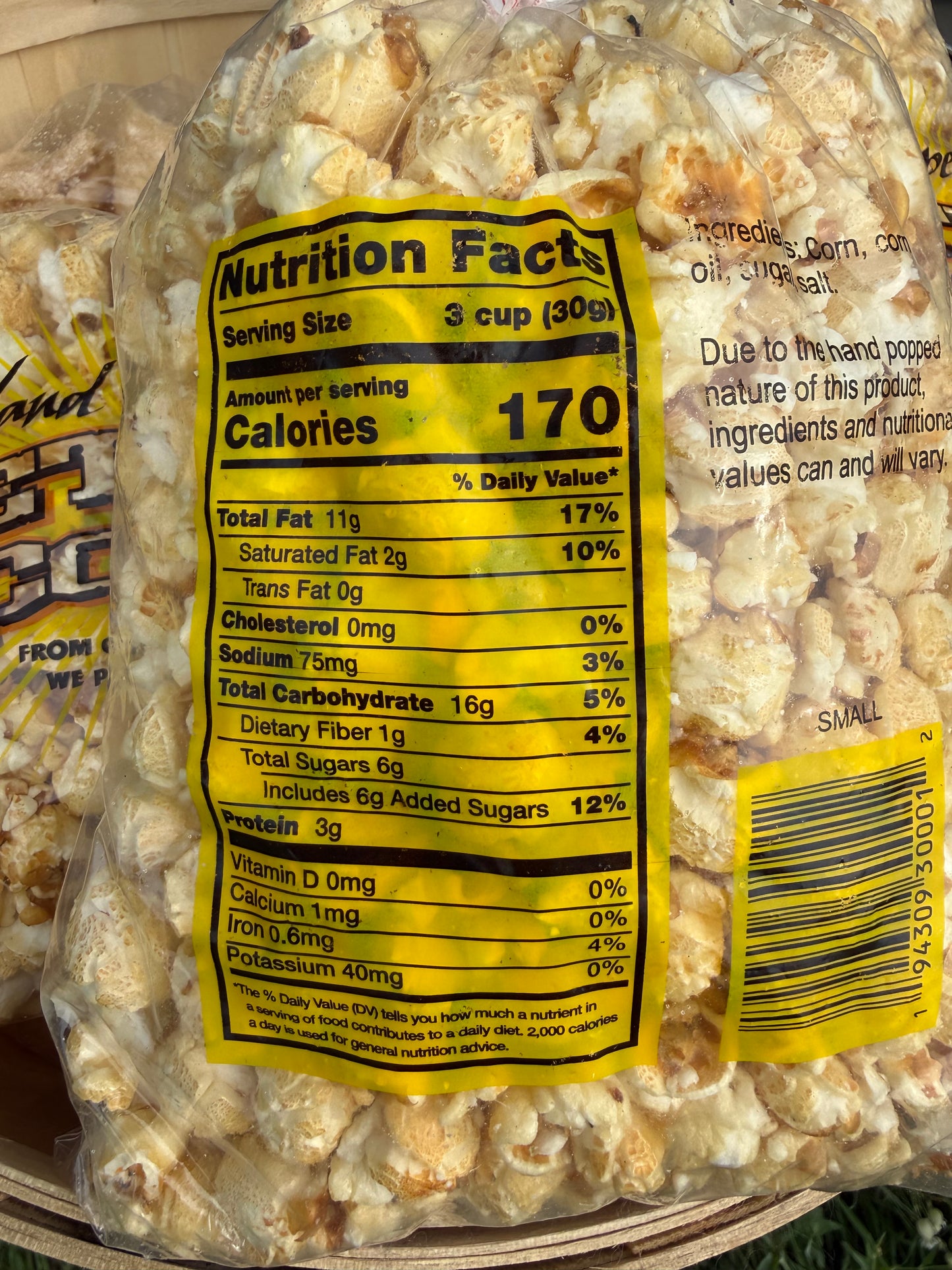 Small Kettle Corn